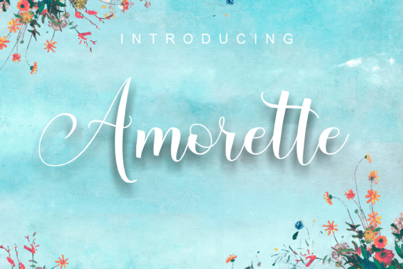 Amorette: The Romantic Script Font for Elegant Branding