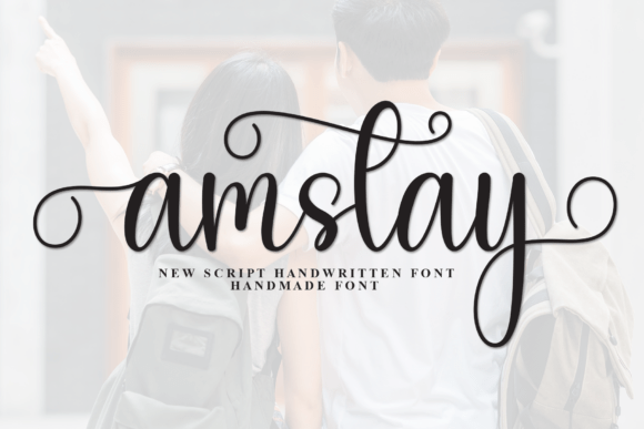 Amstay: A Dynamic Script Typeface for Web Headers