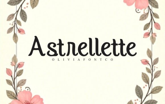 Astrellette: A Vintage Script Font for Feminine Branding