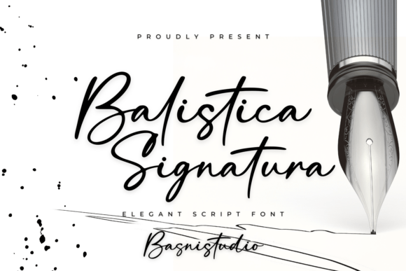 Balistica Signatura: The Ultimate Script Font for Branding