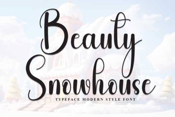 Beauty Snowhouse Font for Elegant Branding
