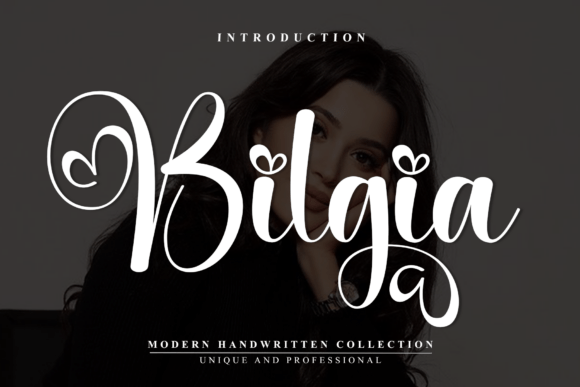 Bilgia: A Modern Script Typeface for Digital Branding