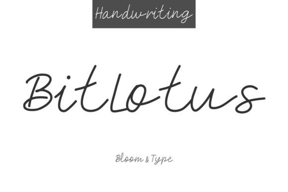 Bitlotus: The Perfect Handwritten Font for Makers