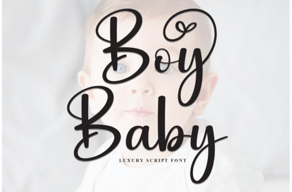 Boy Baby Font Review: Elegant Script for Designers