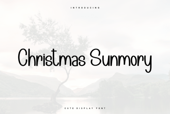 Christmas Sunmory: A Stylish Script Font for Elegant Branding