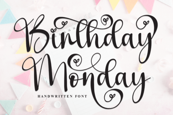Creating Elegant Products with Birthday Monday Script Font