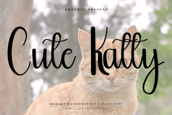 Cute Katty: A Modern Script Font for Web Design