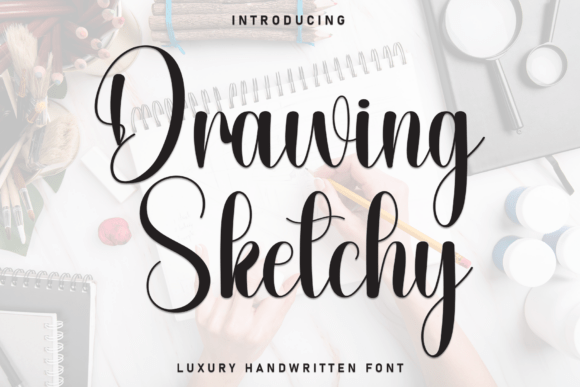 Drawing Sketchy: A Tender Script Handwritten Font for Editors