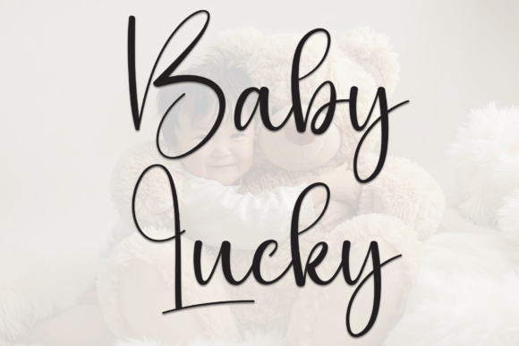 Elevate Your Brand with Baby Lucky Script Font