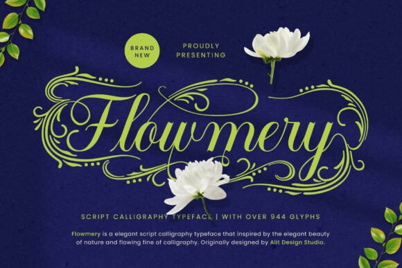 Flowmery: The Perfect Script Handwritten Font for Makers