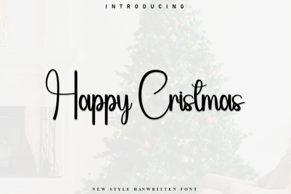 Happy Cristmas: A Stylish Script Font for Modern Branding