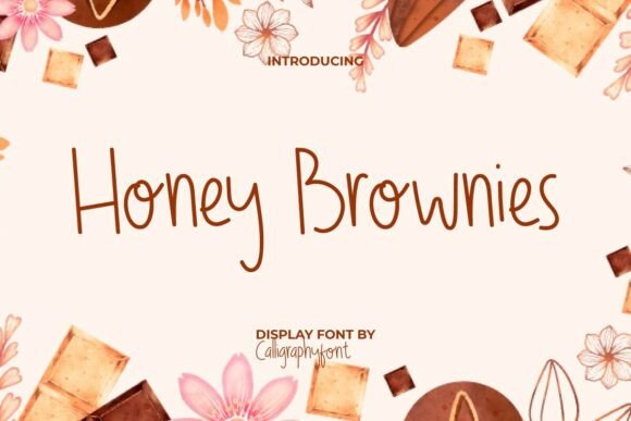 Honey Brownies: A Cheerful Script Font for Editorial Design