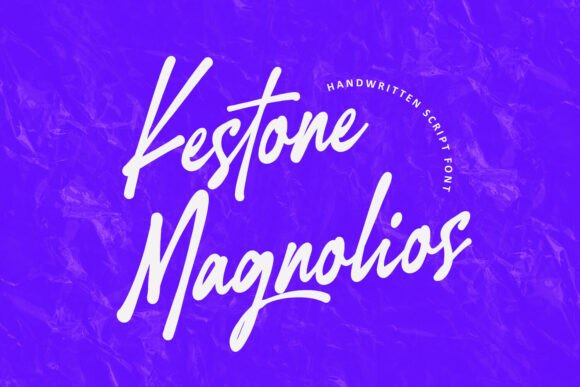 Kestone Magnolios: A Dynamic Script Font for Makers