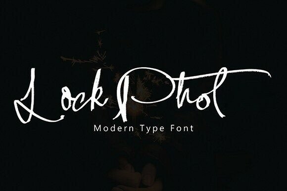 Lock Phot: A Bold Script Font for Modern Branding