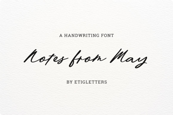 Notes from May: A Delicate Script for Heartfelt Design