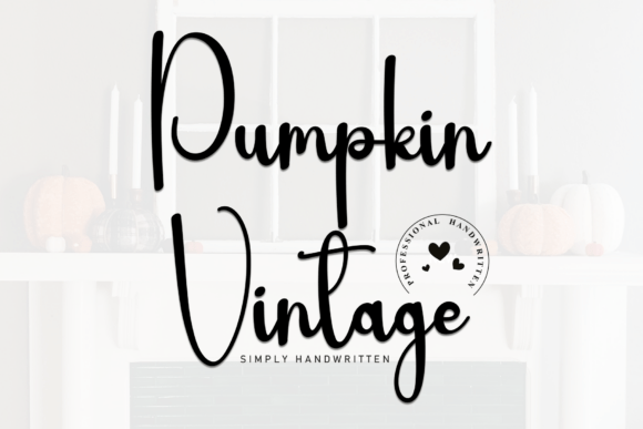 Pumpkin Vintage: A Stylish Script Font for Modern Editorial Design