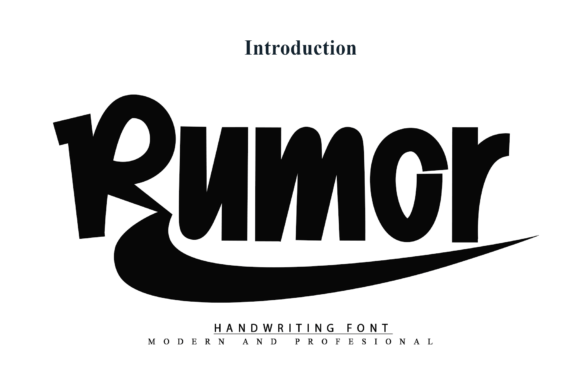 Rumor Font Review: A Script Handwritten Typeface for Branding