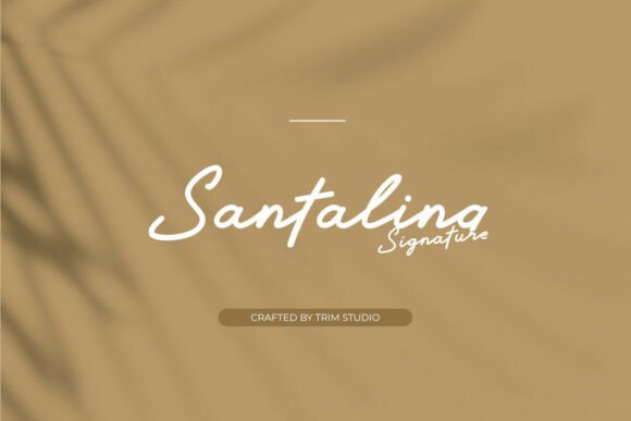 Santalina: The Monoline Script Font for Modern Campaigns