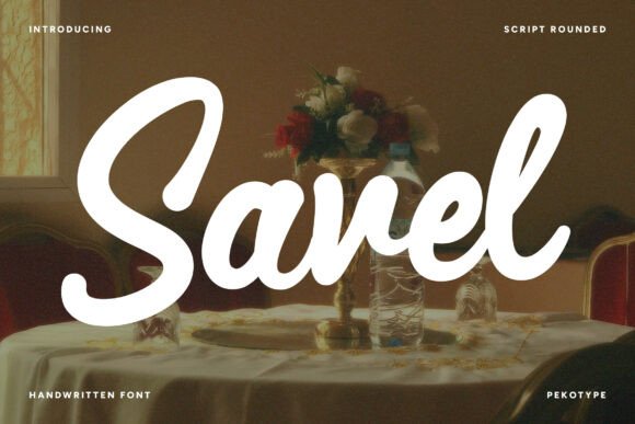 Savel Font: A Bold Script for Small Business Branding