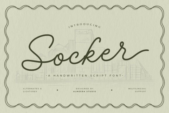 Socker: A Modern Script Font for Web Design