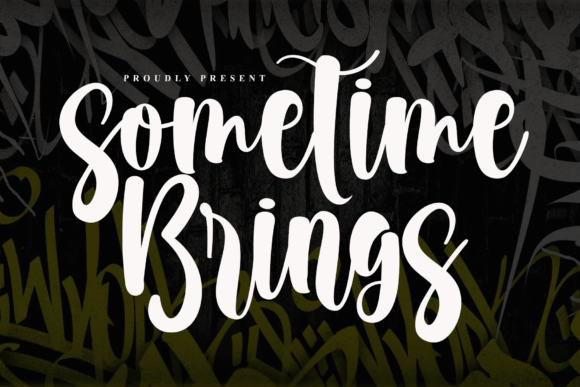 Sometime Brings Font for Elegant Craft Projects