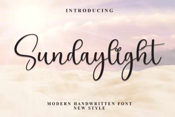Sundaylight: A Modern Handwritten Font for Editorial Design