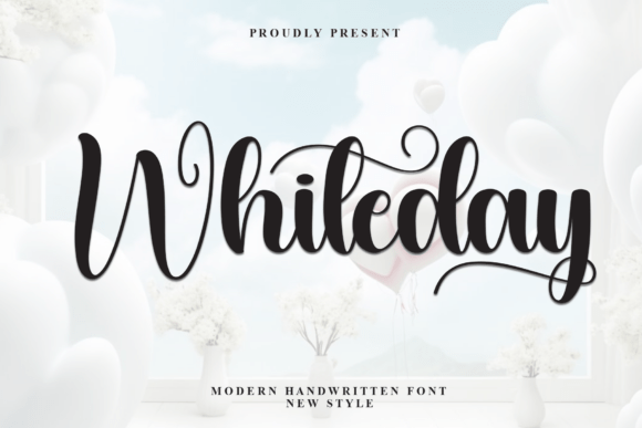 Whiteday Font: Elegant Script for Crafters